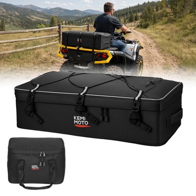 73L Rear Storage Bag for Front or Rear Rack w/Additional Cooler for All ATV UTV