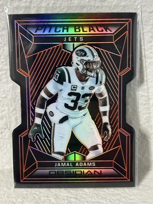 2019 Panini Obsidian Pitch Black /50 Jamal Adams #PB-17 New Yorks Jets Seattle