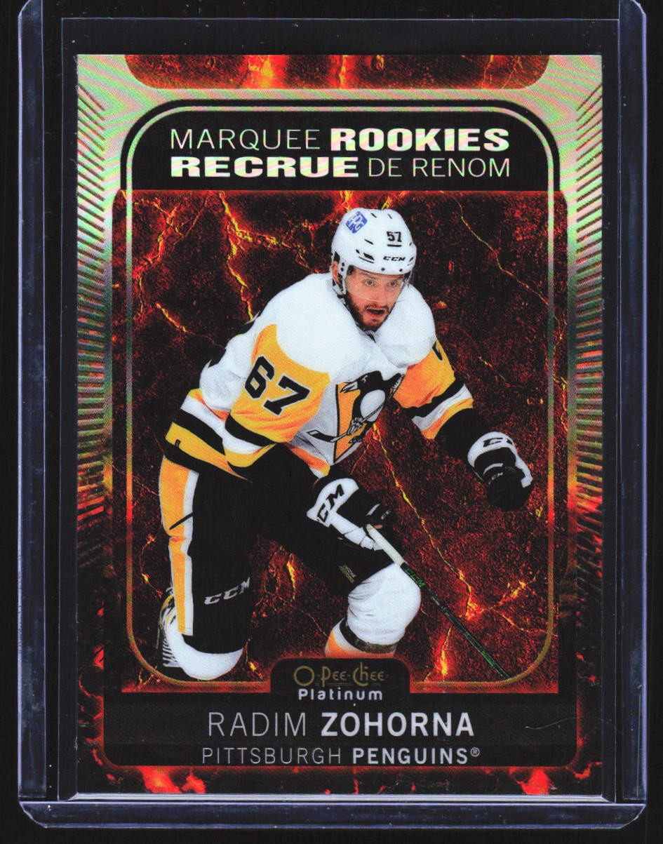 2021-22 O-Pee-Chee Platinum #230 Radim Zohorna Hot-Magma #/499