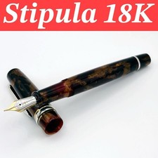 Stipula Novecento Rex penna stilografica 18K F pennino edizione limitata 925 celluloide Italia nuova