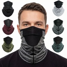 Summer Cooling Neck Gaiter Face Mask UPF 50 Scarf Balaclava Tube for Men Women