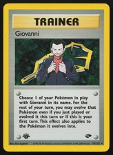 Giovanni 18/132 1st Edition Holo Rare Gym Challenge Pokemon English HP/DMG on eBay