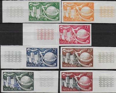 1949 Monaco UPU 75th Anniversary unp. 7v. postfrisch Unified Nr. 332/33+A