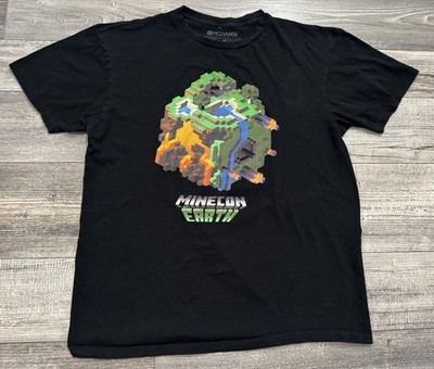 Minecon Earth 2017 Shirt Mens Large Minecraft Mojang Gaming Livestream Event