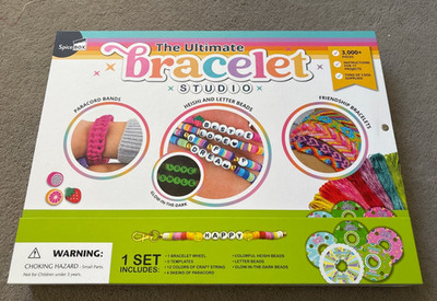 das ultimative Armband Studio 3000 Stück Buchstabe Glow in Dark Perlen Freundschaft