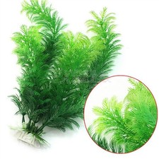 30cm Plastic Green Aquarium Plant Decor Fish Tank Artificial Water Grass