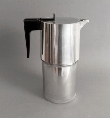 Bialetti 'Prima' bauhaus coffee maker  Giuseppe de Gotzen 1966 for 12 persons!