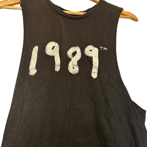 Taylor Swift offizielles authentisches 1989 TOUR TANK TOP SHIRT SCHWARZ Größe Small Vintage - Bild 5 von 6