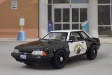 3rd Gen 1979- 1993 Ford Mustang 5.0l Fox Body Calif Hwy Patrol 164 Scale Ltd A