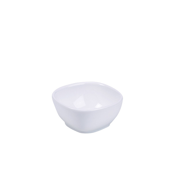 Genware Porcelain Ellipse Bowl For Hotel Restaurant 8.9cm/ 3.5"" Pack of 24