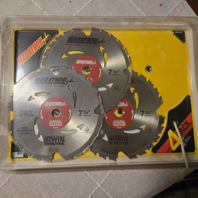 IRWIN MARATHON 7 1/4'' kerf carbide tipped circular saw blade