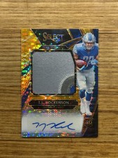 2018 Select TJ Hockenson Orange Pulsar RPA Rookie Patch Auto Autograph #’d /23