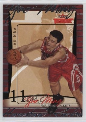 2004-05 Fleer Throwbacks Silver /100 Yao Ming #51 HOF jg5