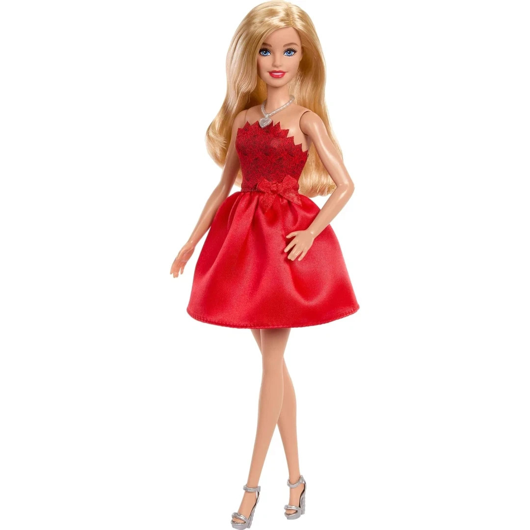 Barbie Mattel 80th Anniversary Red Ruby Dress Doll