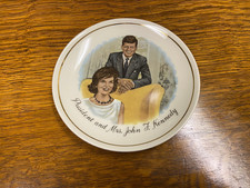 President & Mrs. John F Kennedy Plate 7 1/4