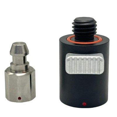 Quick Release Adapter with Leica Trimble Topcon Sokkia Total Station Prism Po...