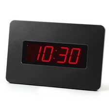 Digital Wall Clock Battery Operated with LED Display, Wall Clock with Backlig...