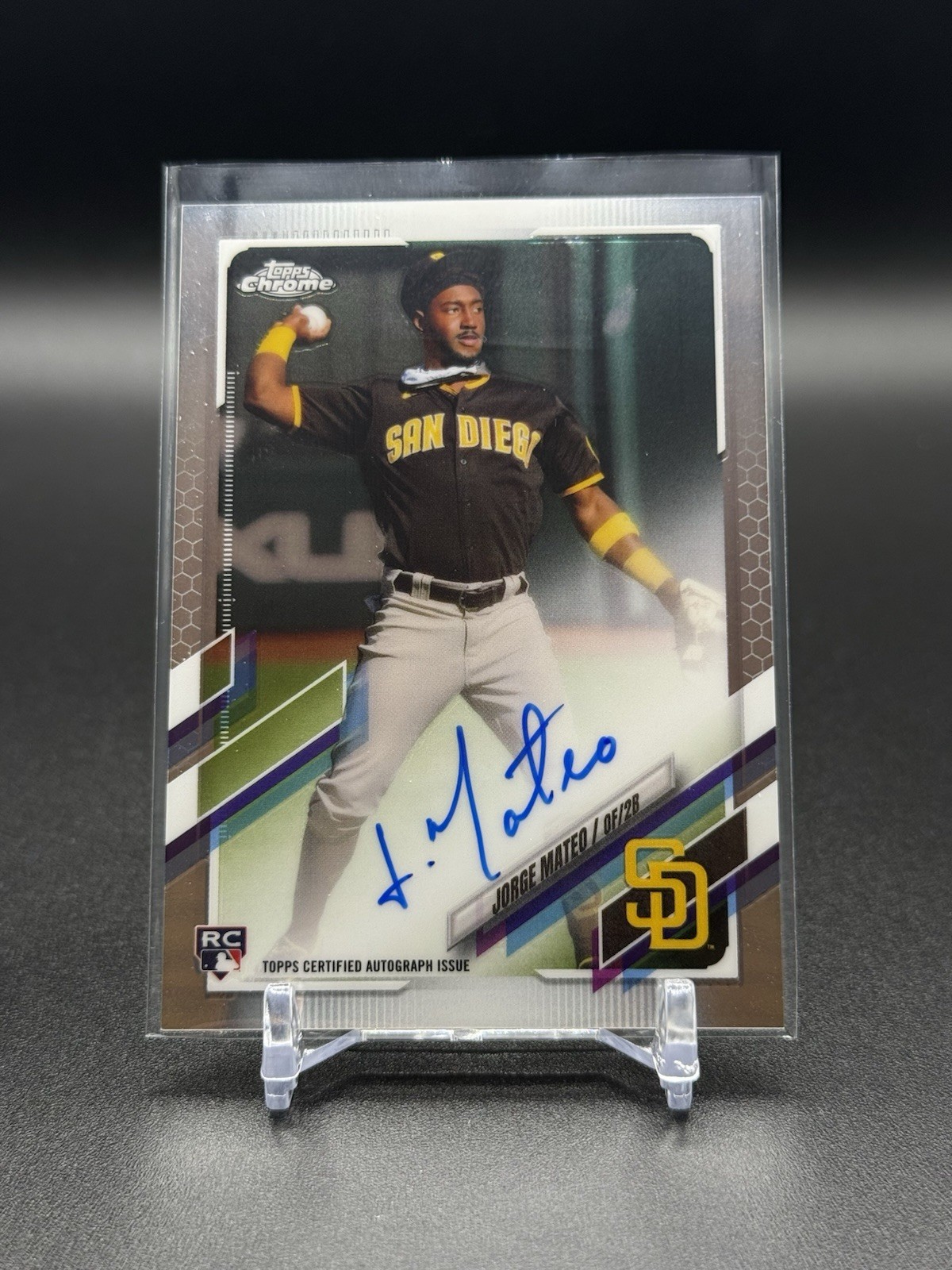 #RA-JMA Jorge Mateo Autograph (RC) - 2021 Topps Chrome