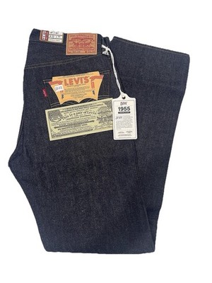 Levi's Vintage Clothing 1955 501 Original Fit DARK WASH 33X34