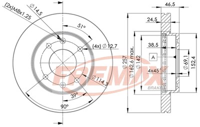 FREMAX BD-2902 Brake Disc for HYUNDAI,KIA