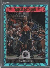 C.J. Miles 2017-18 Panini Hoops Teal Explosion Parallel Raptors