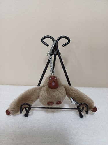 Kipling Monkey Key Chain Key Ring Bag Charm Brown Melanie Sucks Thumb