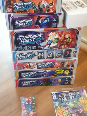 Starcadia Quest Kickstarter All In geöffnet unbespielt 