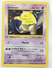 Pokemon Card - Drowzee Base Set (Shadowless) 1st Edition 49/102 Common NM