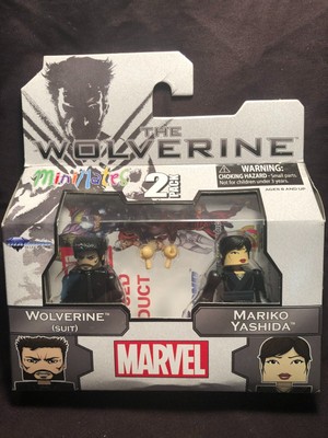 Minimates Marvel The Wolverine Wolverine Suit & Mariko Yashida NIP