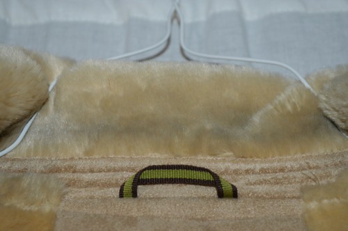 FUDA Faux Fur Tan Zipper Warm Winter Coat Size Medium - Picture 5 of 6
