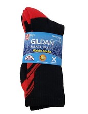 Boys Socks 2 Gildan Arch Support Cushioned Comfort size 3-9