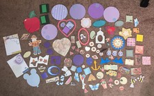 Scrapbook Die Cuts Paper Cut Outs Lot 105 Pieces Shapes Scrapbooking Crafts Mix