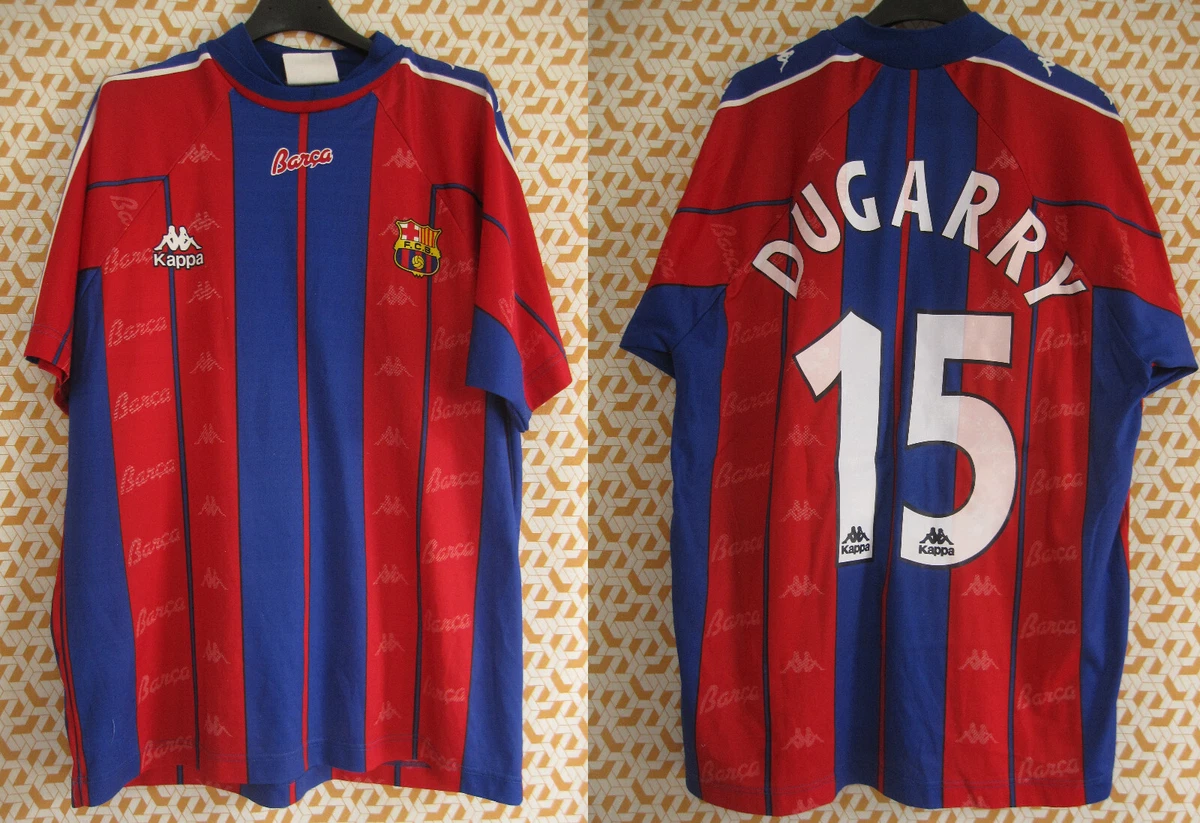 Maillot Vintage Kappa FC Barcelone 1997-1998 – Domicile – Taille L