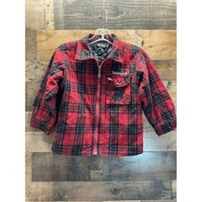 Timberland Waterproof Youth Flannel Zip Up Jacket Size 12