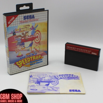 Sega Master System Spiel | Desert Speedtrap Road Runner