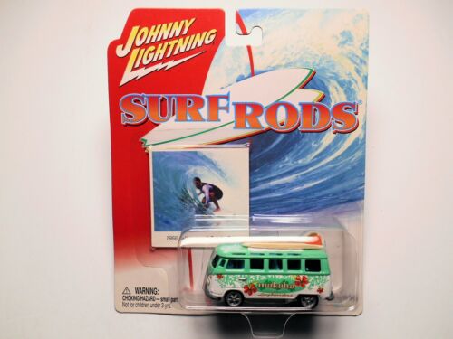 SURF RODS MAKAHA LONGBOARDERS 1966 VOLKSWAGEN SAMBA BUS BY JOHNNY LIGHTNING - Picture 1 of 3