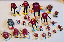 California Raisins Toy Lot 1980s Bendable plush, PVC, Wind up Toys Applause