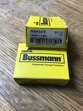 10 New Bussmann FNQ-R-5 6/10 Class CC 5 6/10 Amp Fuses 600 Volt Tron LOOK NIB