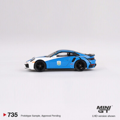 ミニカー MINI GT Porsche 911 Carrera S Miami Blue MINI GT 1:64 Porsche 911 (992) Carrera S Miami Blue Model Car in