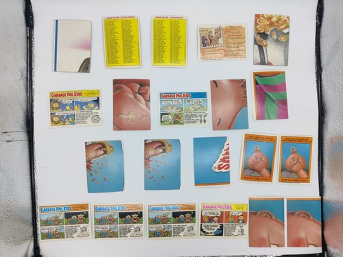Pegatinas vintage 1987 cubo de basura para niños TÚ ELIGES UNA 287a-327A individuales GPK - Imagen 8 de 27