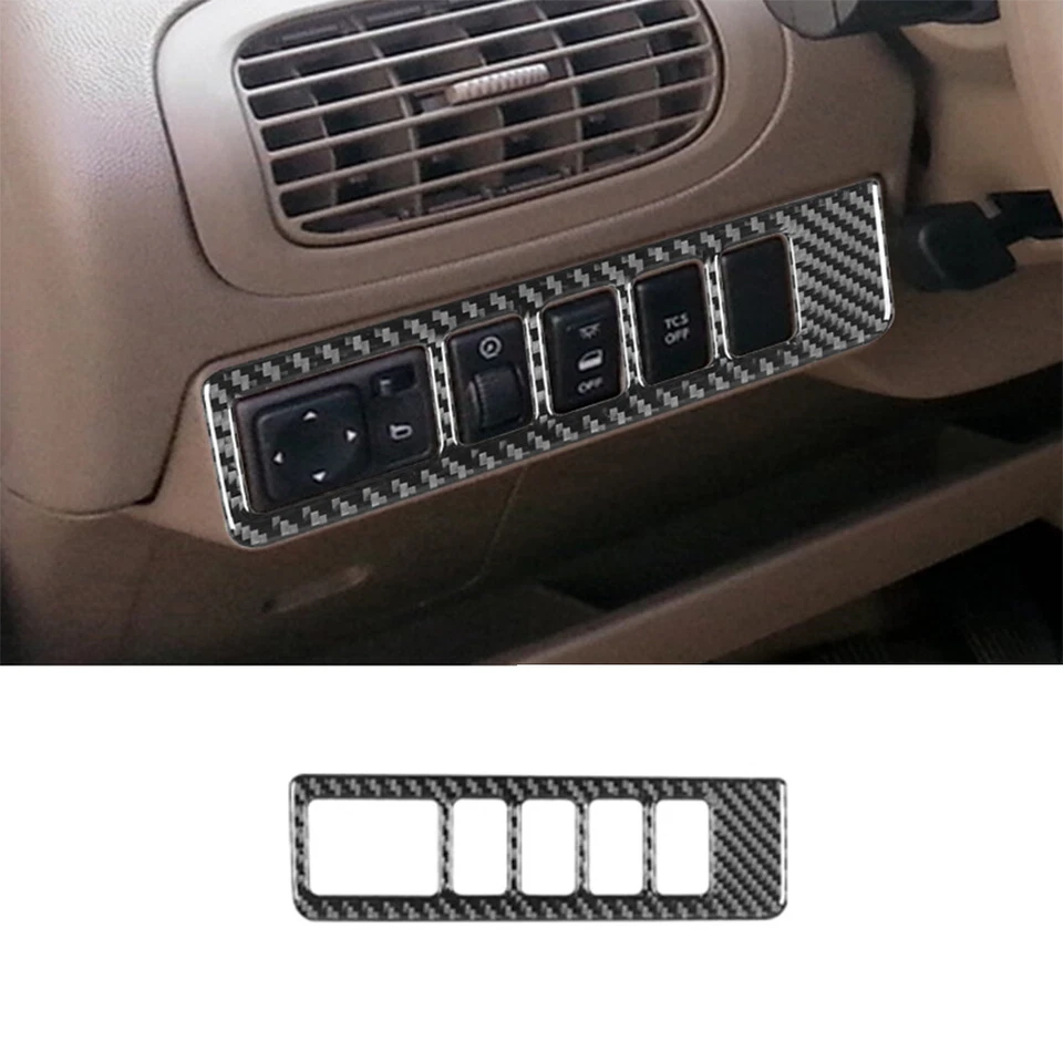 13Pcs For Nissan Quest 2004-2006 Carbon Fiber Full Interior Kit Cover Trim - Imagem 3 de 4