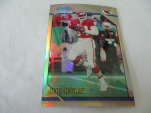 Joe Horn #BRC6 2001 Bowman Chrome 1996 Rookie Refractor card