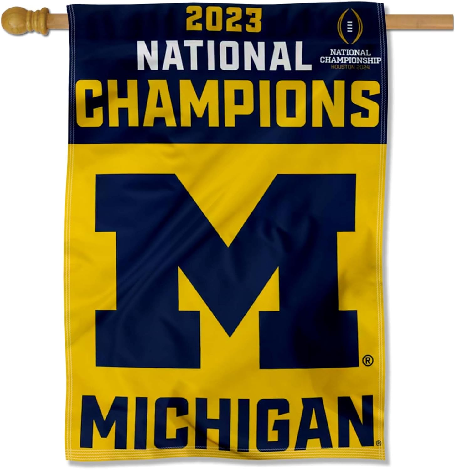 Michigan Team University Wolverines 2023 College Football National Champions Ban