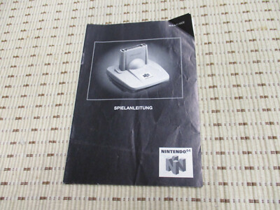 Transfer Pak Spielanleitung / Anleitung Nintendo 64 N64 *