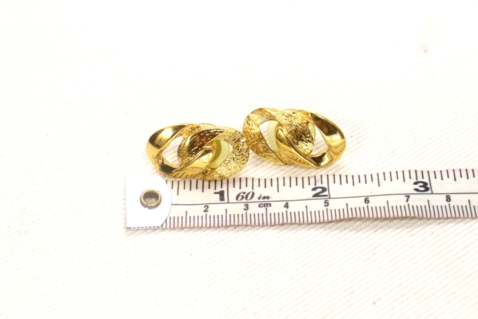 Vintage Napier Double Link Interlocking Gold Tone… - image 6