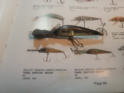 オールドヘドン　ディープダイブタイガー Vintage Heddon Tiger Deep Diver In VG Shape See Pictures | eBay
