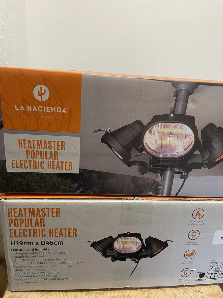 La Hacienda Heatmaster Electric Parasol Heater Patio Heater SAME DAY  DELIVERY | eBay