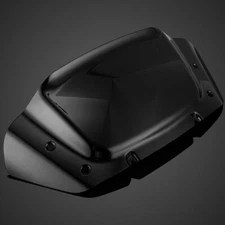 Black 8" Windshield Windscreen w/ Bracket For Harley Street Glide FLHX/I 2024-up