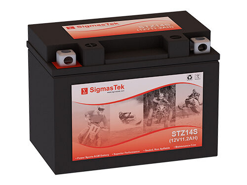 SigmasTek STZ14S SLA Battery Replacement for Honda ST1300, A, P 1300CC 2003-2012 - Picture 1 of 3