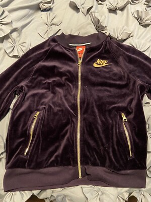 nike velvet jacket